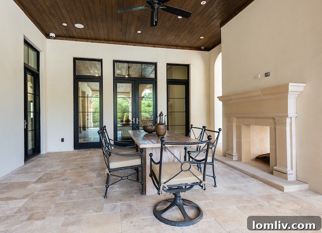 Indoor-Outdoor Living Space with Pocket Doors