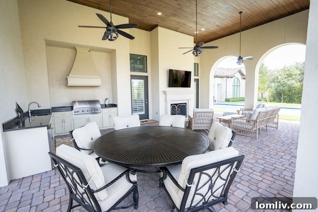 Luxury Outdoor Living Area