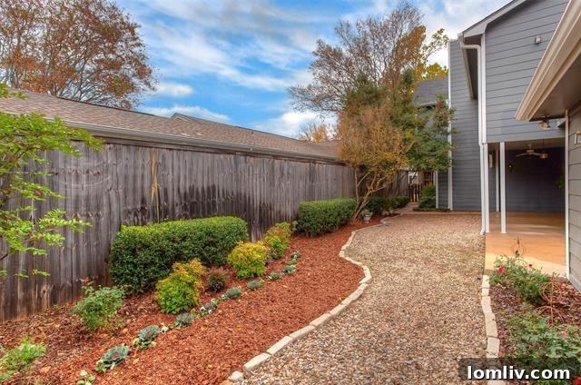 Well-maintained backyard with ample space and potential for a pool