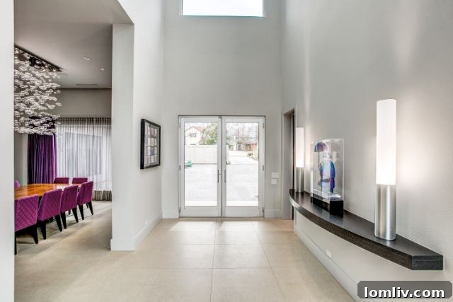 Elegant poolside view showcasing the extensive backyard at 6517 Dykes Way