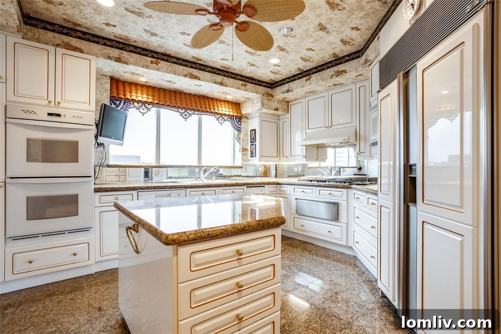 Outdated Mayfair condo kitchen, but everything functional