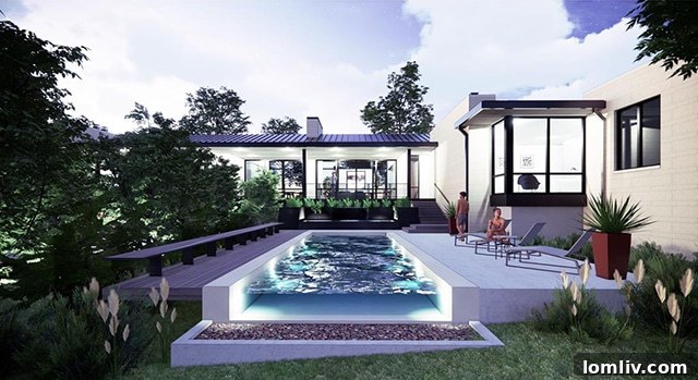 Bluffview's Modern Marvel A Study in Style 5 Modern Home Exterior Detail
