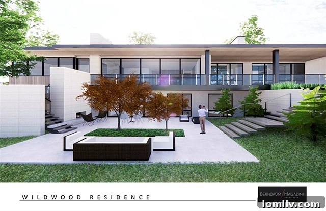Bluffview's Modern Marvel A Study in Style 7 Majestic Backyard Oasis with Terraces