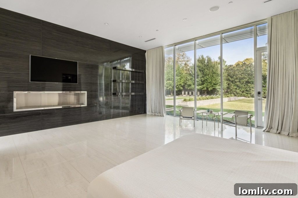 Contemporary art piece enhancing the home's aesthetic