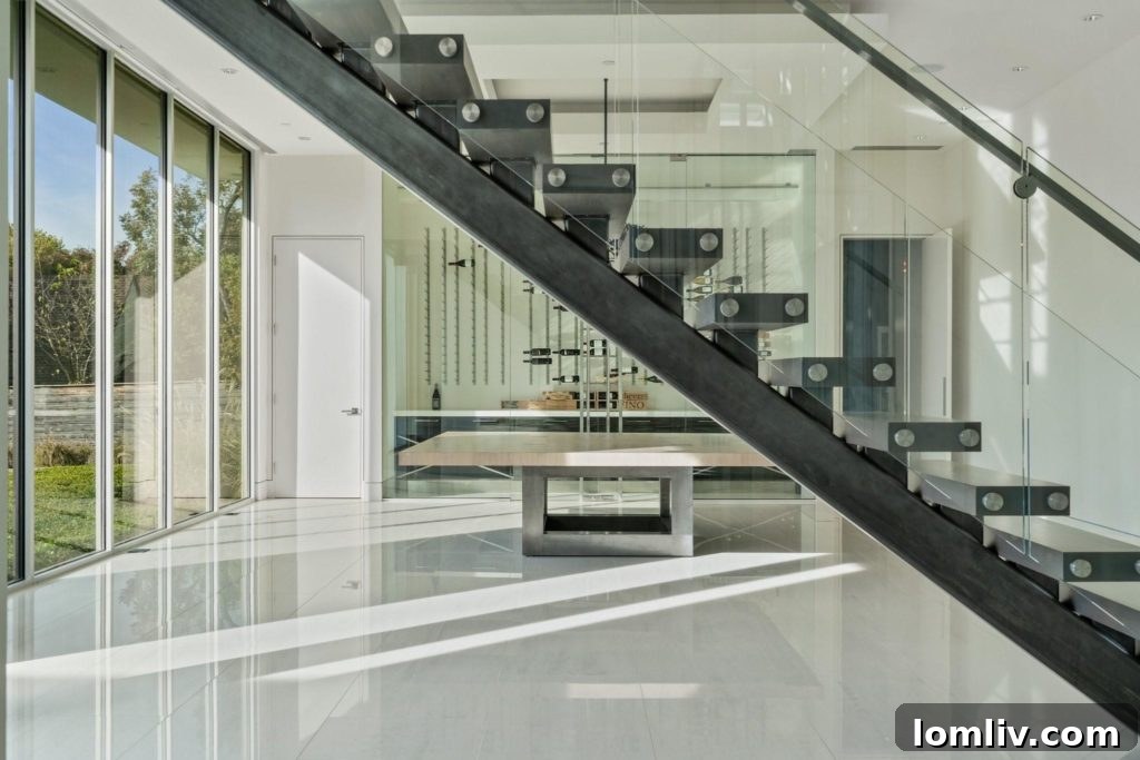 Modern kitchen with high-end appliances and sleek design