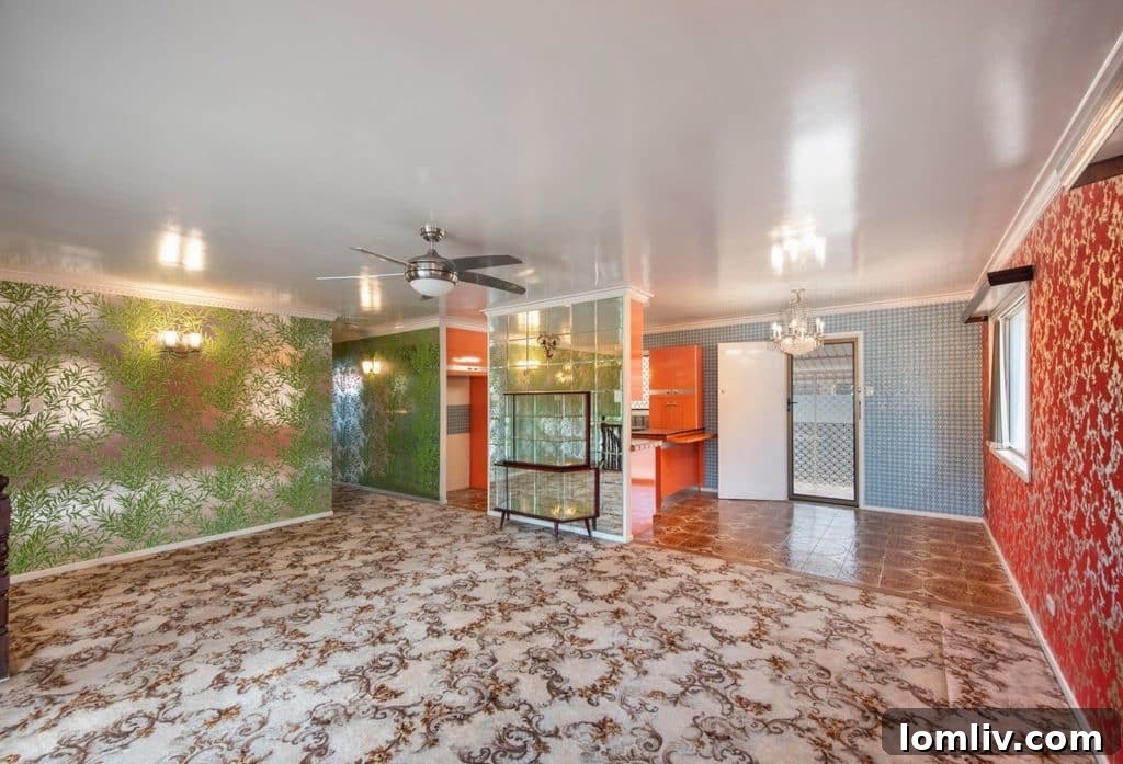 Potential for outdoor living space renovation