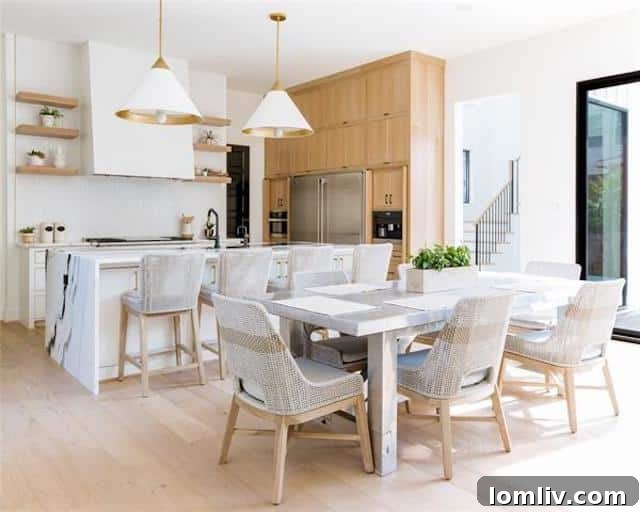 Discover Your New Year's Home: East Dallas Open House Debut 3 Spacious living area with floor-to-ceiling windows in a modern farmhouse