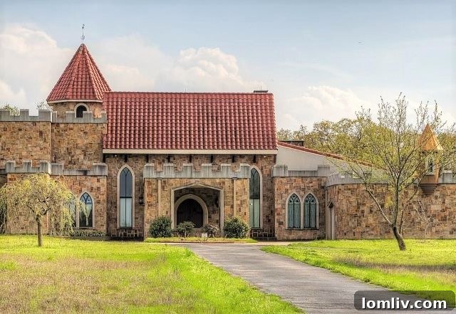 Canım, Sakın Kaçırma! Greenville Şatosu Nihayet Satışta 2 Majestic exterior view of the Greenville Texas castle at 373 FM 1903
