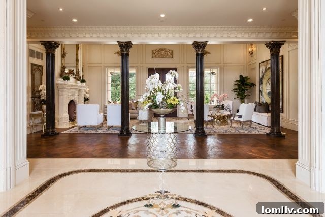 Stunning interior view of the Southlake mansion