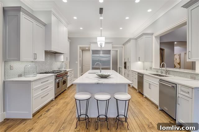 Gourmet Kitchen with Quartzite Counters