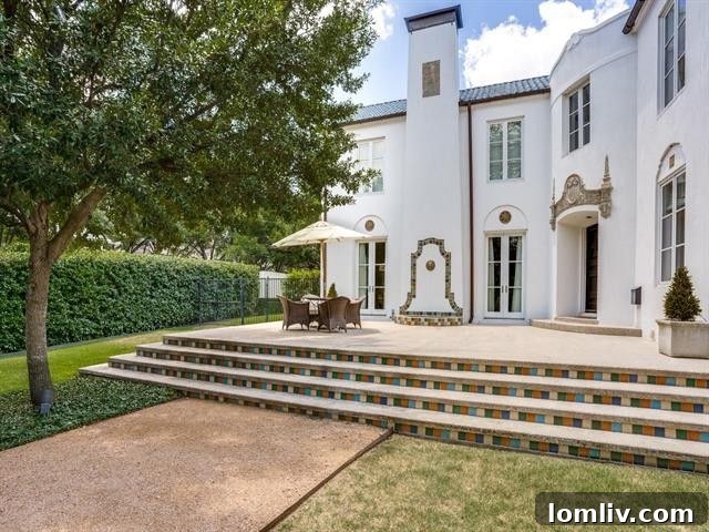 Panoramic exterior view of 4001 Turtle Creek Boulevard, an architectural jewel in Dallas