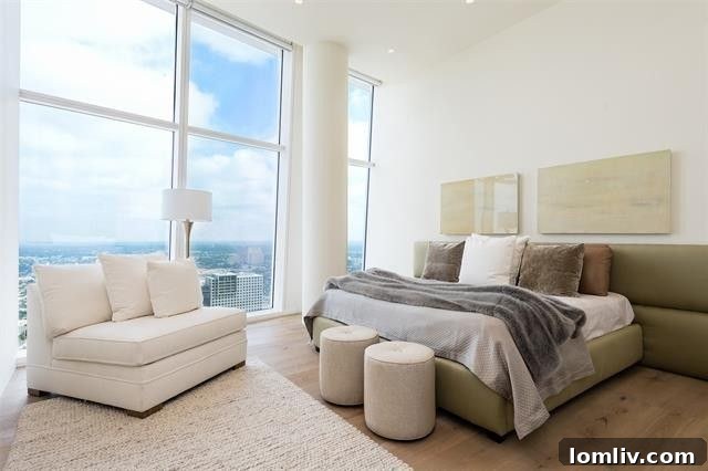 Stylish Guest Room Decor in Penthouse 4201