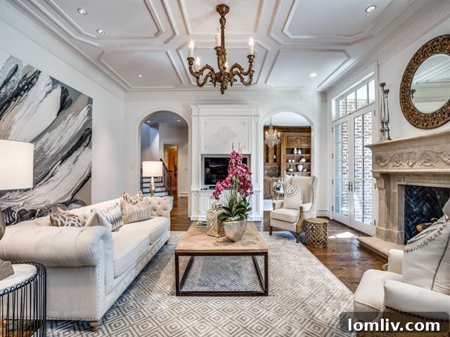 View of Hallway Leading to Living Spaces, University Park Home