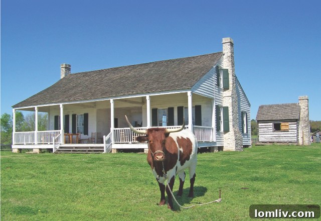 Historic Barrington Plantation, a Texas Historical Commission State Historic Site near Washington-on-the-Brazos