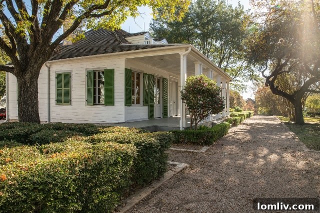 The recently restored French Legation in Austin, a significant Texas State Historic Site