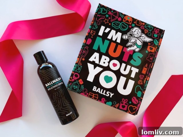 Ballsy Ballwash gift set for men's self-care