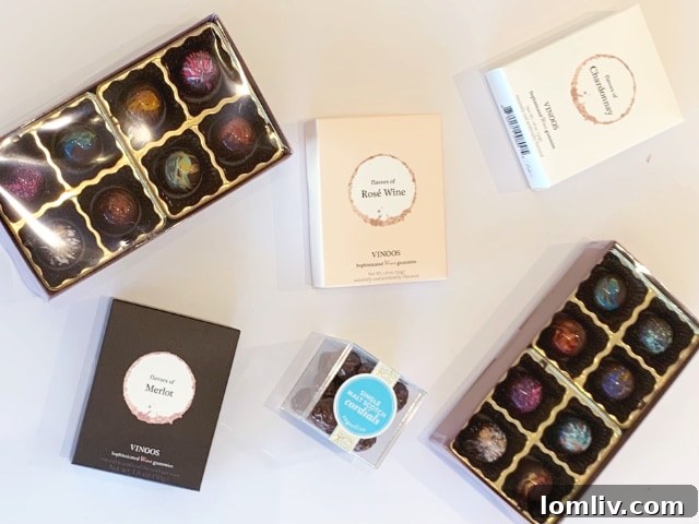 Gourmet Lakewood chocolates and champagne gummies