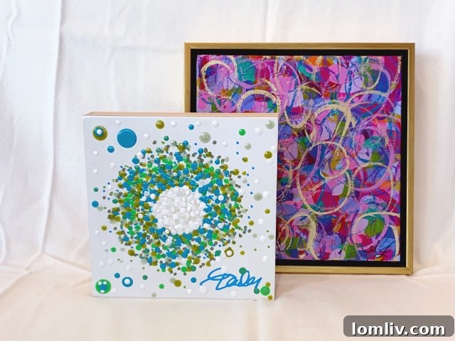 Unique original artwork pieces by Julie Dailey and Andrea Lechtenberger