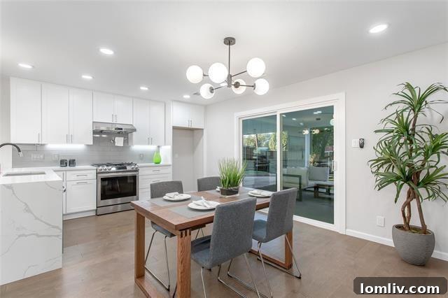 State-of-the-art custom kitchen with large island and modern appliances
