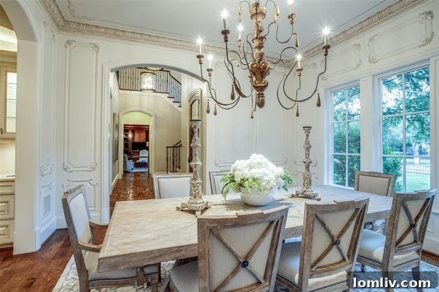 Gourmet Kitchen with Wolf-Subzero Appliances in Dallas Estate