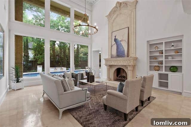 Interior View of Elegant Dallas Home