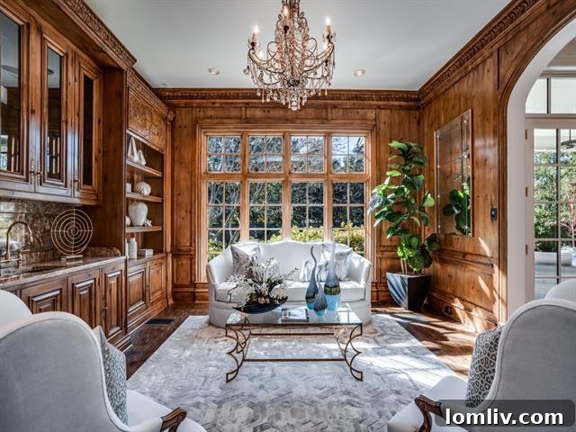 A stunning example of staged luxury at 4001 Normandy Avenue, capturing aspirational living.