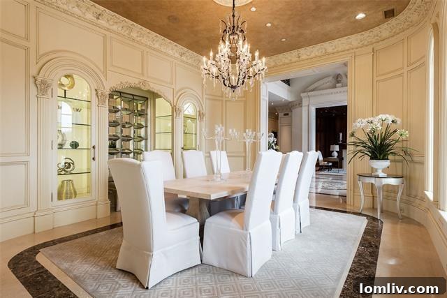 The sophisticated interior design of a luxury property located at 702 S. White Chapel Boulevard, highlighting premium staging.