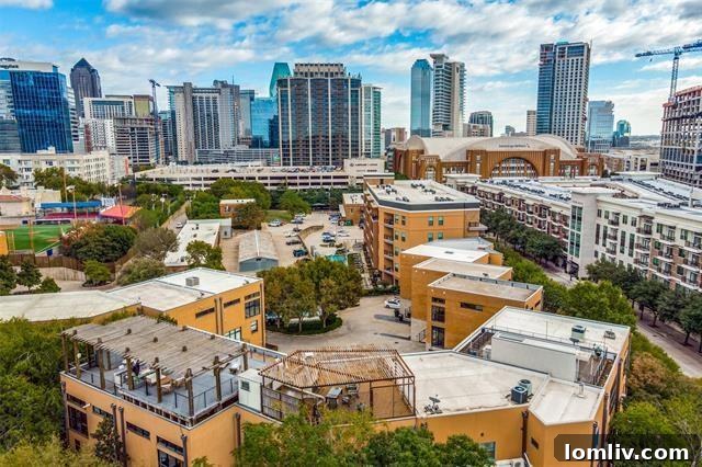 Three-Story Haven Where Only The Views Reign Supreme 5 Chic exterior architecture of the modern townhouse at 2931 Magnolia in Dallas