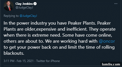 Updates on peaker plants coming online during Texas power crisis