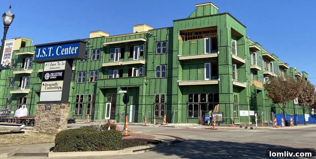 Magnolia Property Company's new residential retail development in Roanoke, Texas