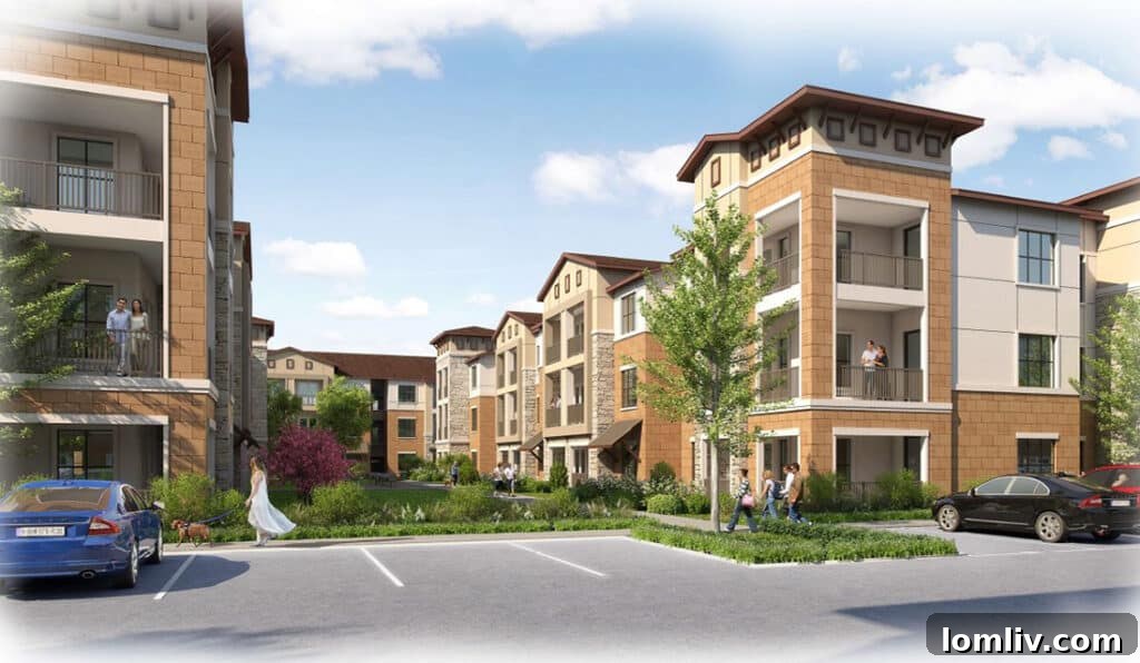 Debbie Lane Flats, a new multifamily development in the Arlington/Mansfield region