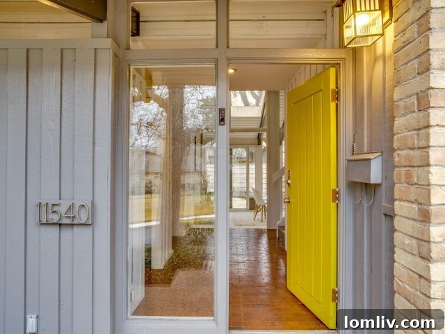 Architectural Detail of a Ju-Nel Midcentury Modern Home