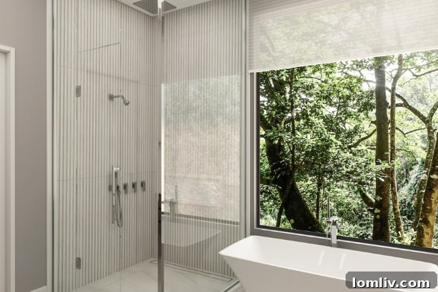 Bluffview Modern Bathroom Design