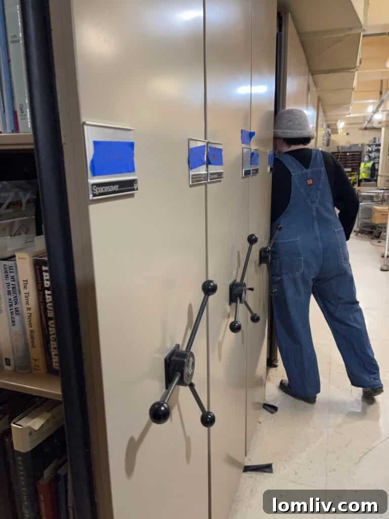 Archival cabinets being sealed as part of preservation efforts at Hall of State