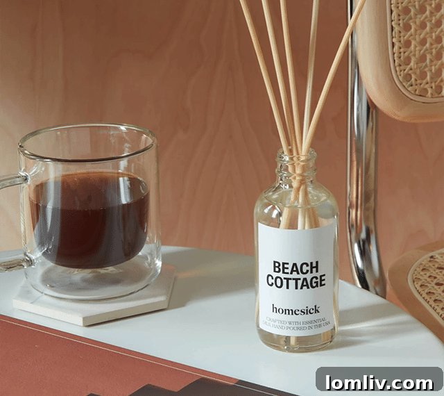 Beach Cottage Reed Diffuser for a Relaxing Home Office