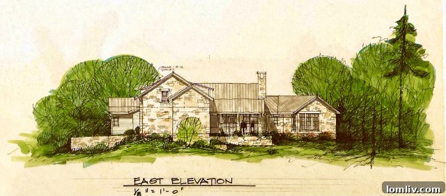 Stunning modern East Texas forever home exterior with natural landscaping