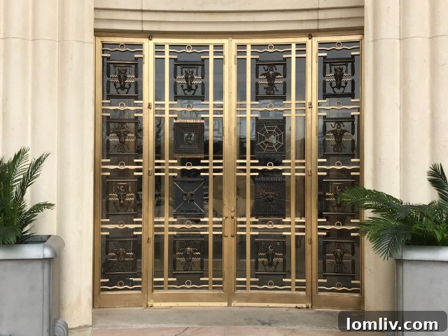 After restoration image of the Hall of State exterior, showing its revitalized appearance