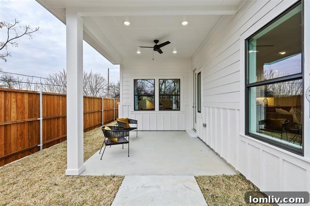 Luxurious master bathroom with modern finishes in North Oak Cliff