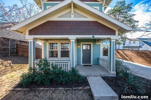 North Oak Cliff Craftsman Home Exterior - Spring Green Charm Meets Modern Design