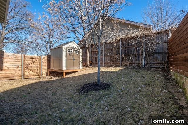 Private Fenced Backyard and Patio in a North Oak Cliff Craftsman