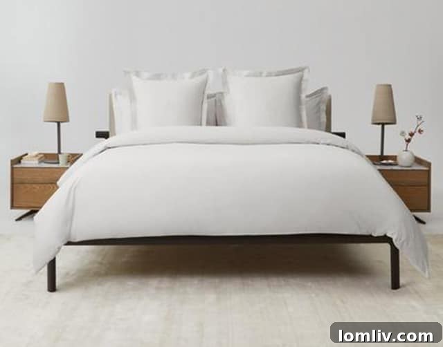 Timeless white duvet cover set combining endless comfort with Four Seasons style