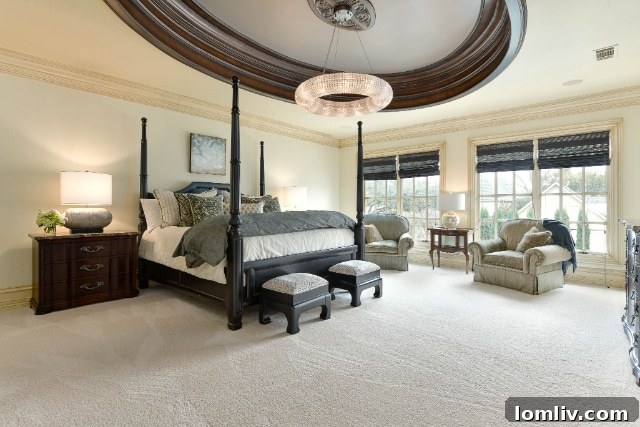 Spa-like Master Bathroom with Soaking Tub and Steam Shower