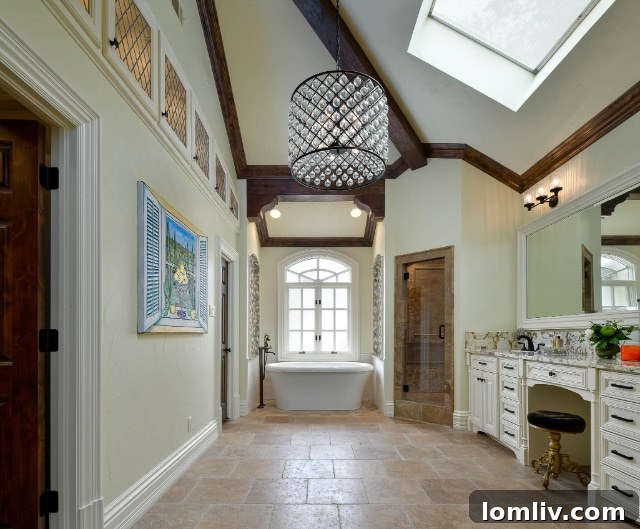 Luxurious Master Bathroom Vanity Area with High-End Finishes