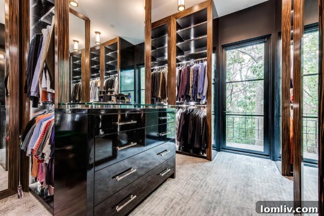 Turtle Creek's Modern Masterpiece 19 Spacious Walk-in Shower with Contemporary Tiling and Fixtures