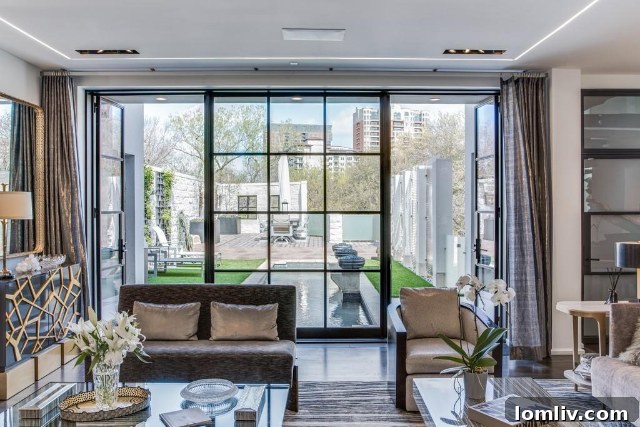 Turtle Creek's Modern Masterpiece 7 Sophisticated Dining Area with Art and Views in a Turtle Creek Residence