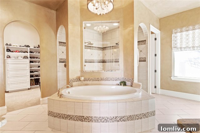 Expansive Primary Bathroom and Closet