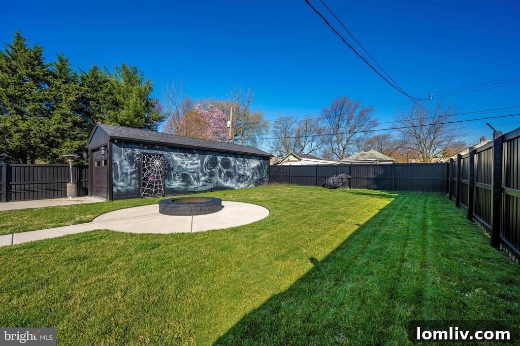 This Baltimore Cottage Is Irresistible 11 Outdoor Fire Pit and Seating