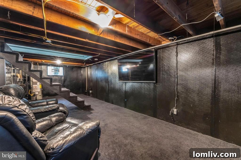 This Baltimore Cottage Is Irresistible 9 Open Recreation Room Basement