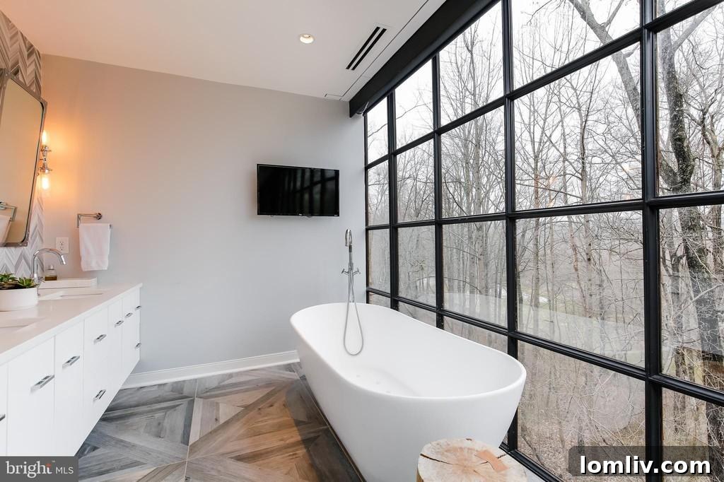 Luxurious Bathroom with Stunning Panoramic Views