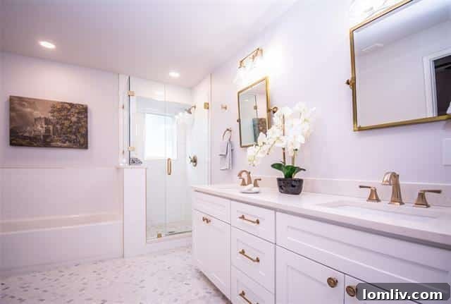 Another view of a bright and inviting bedroom, showcasing the pristine hardwood floors.